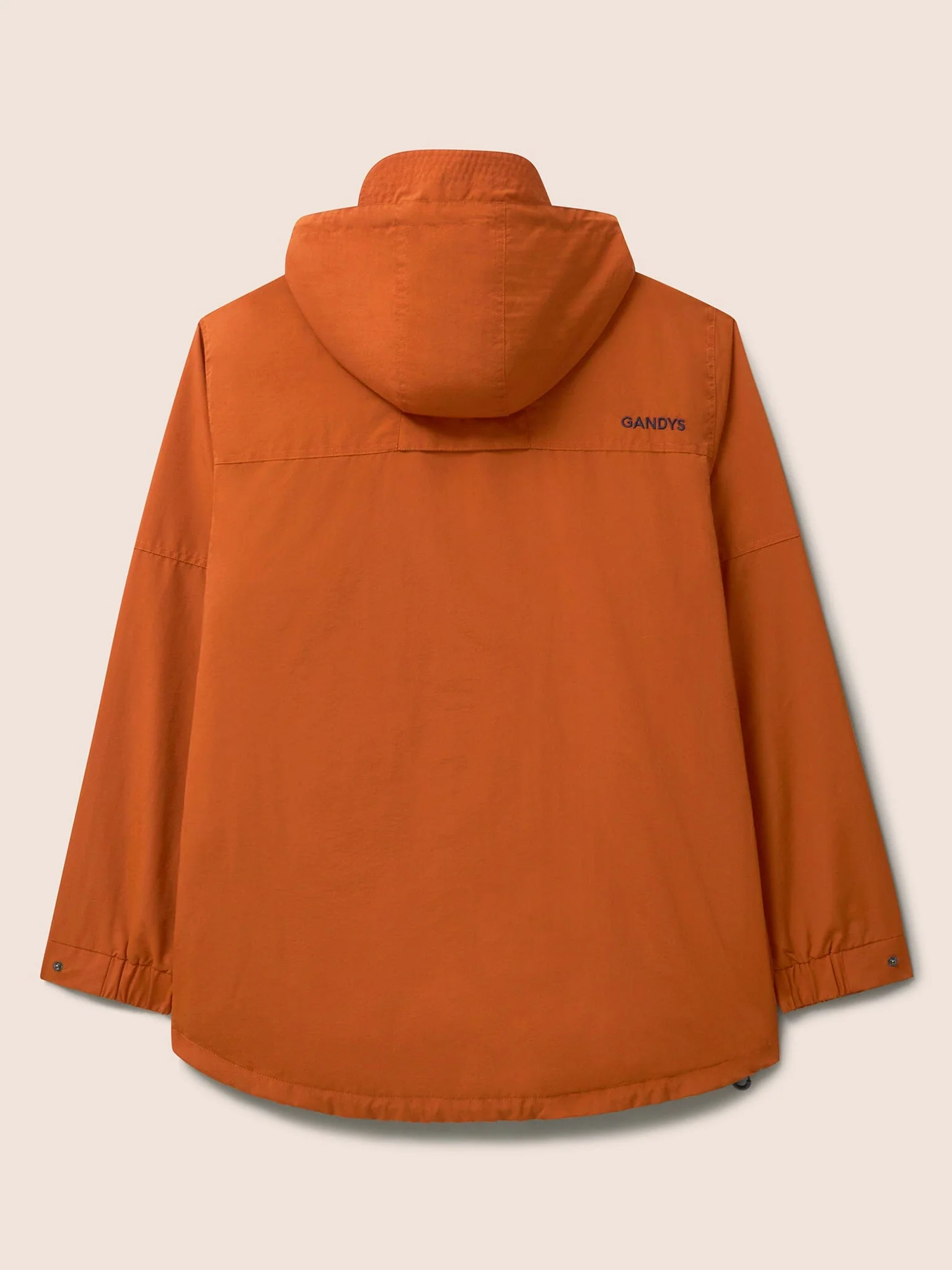Alberta Water Resistant Overhead Jacket in Orange - Image 4