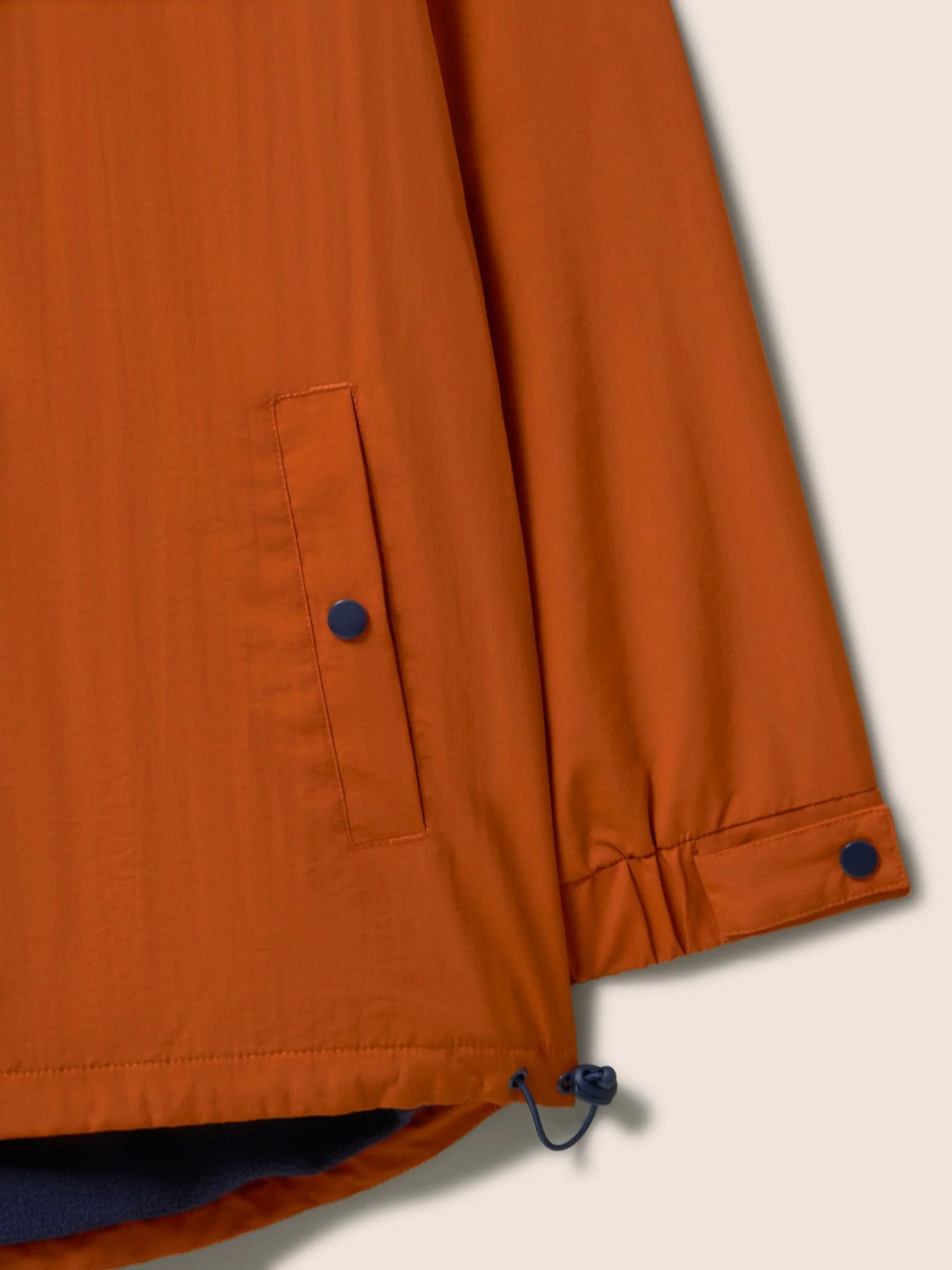 Alberta Water Resistant Overhead Jacket in Orange - Image 7