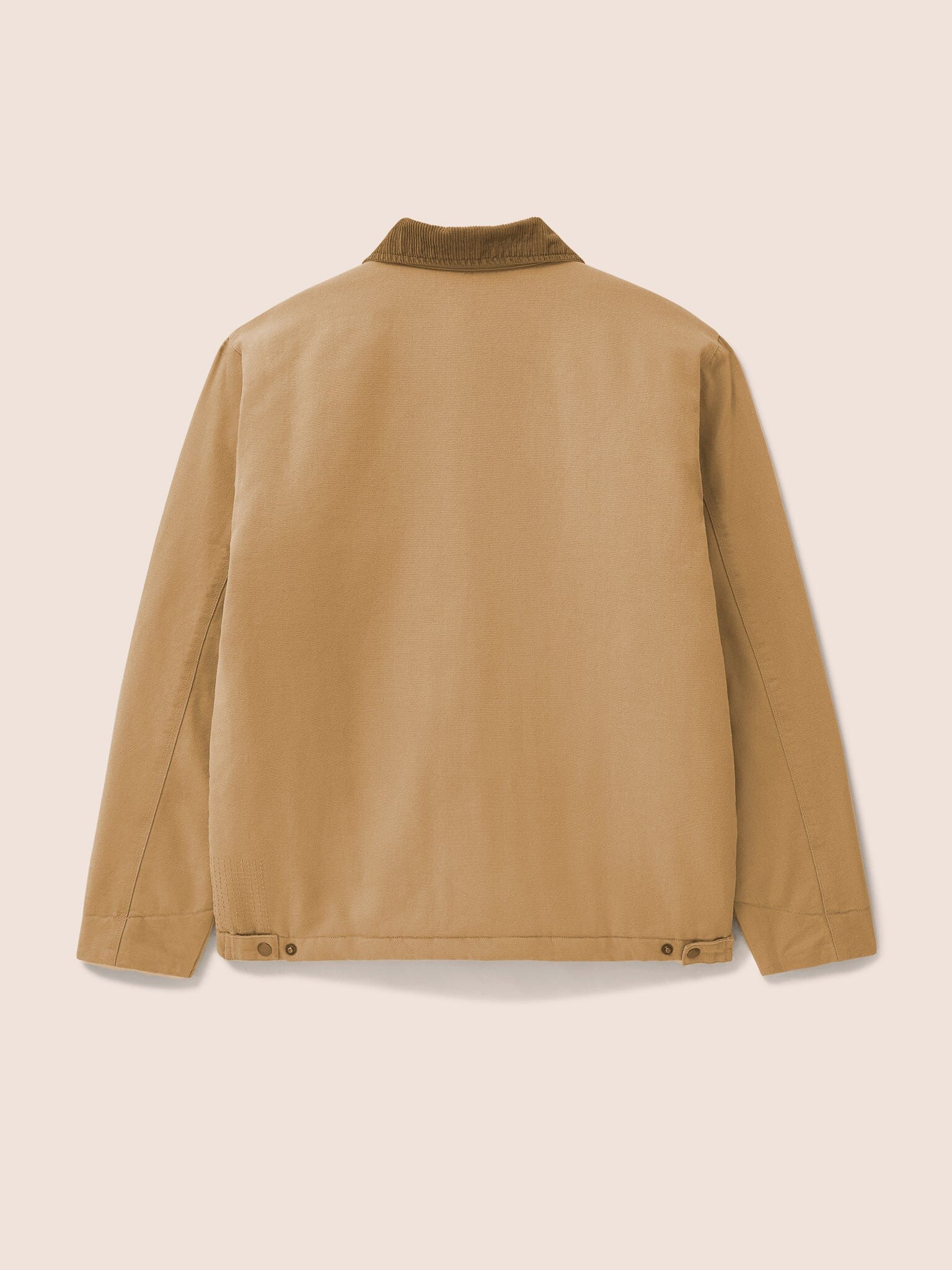 Noho Cotton Worker Jacket in Beige - Image 3