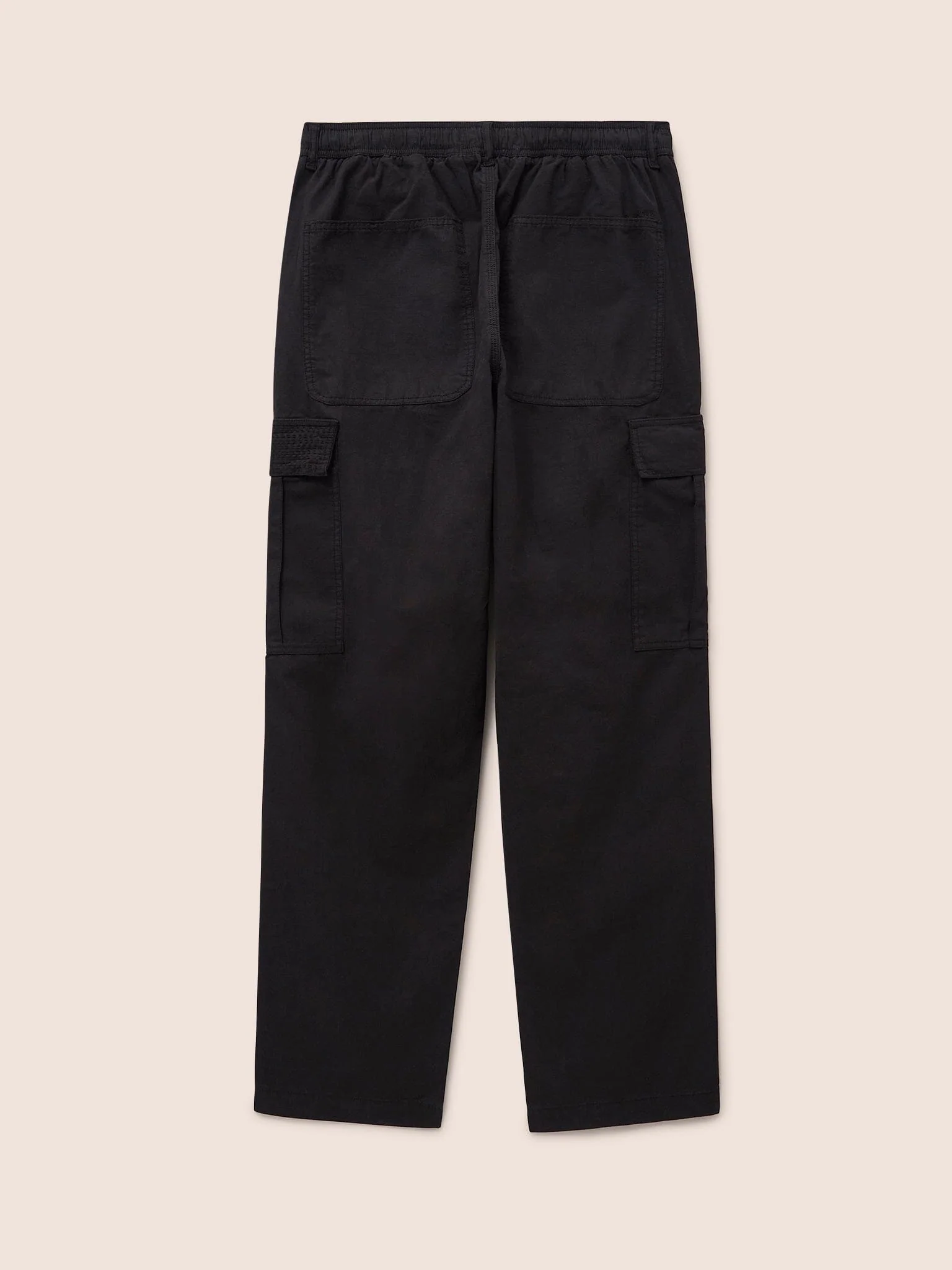 Black Nagpur Cargo Pocket Trousers - Image 4