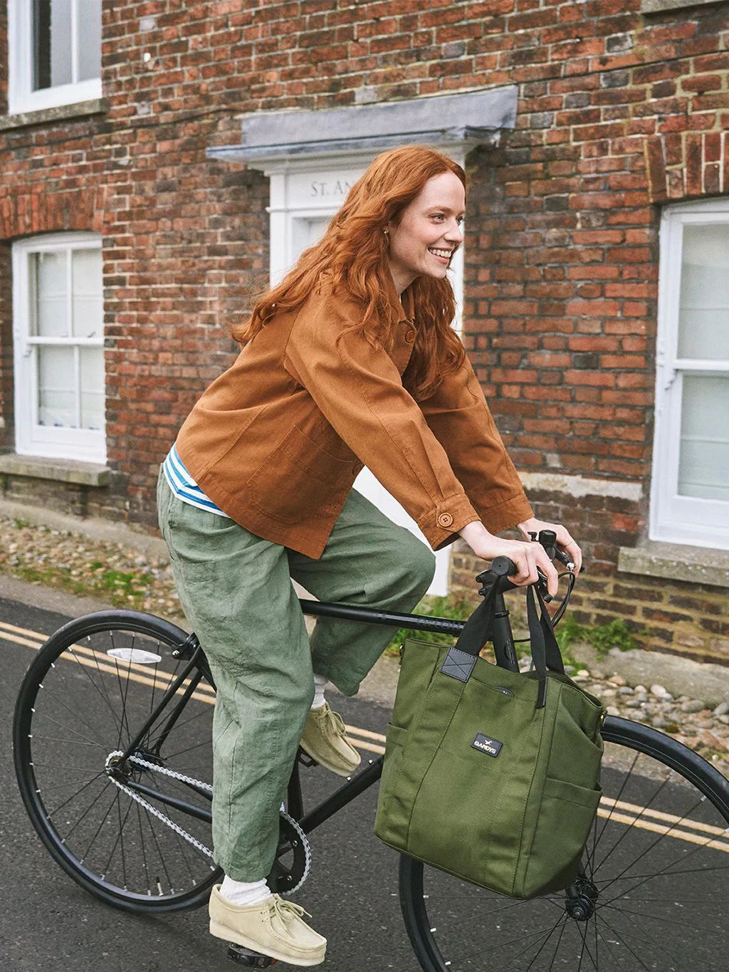 Colwell Cotton Chore Jacket in Brown - Image 6