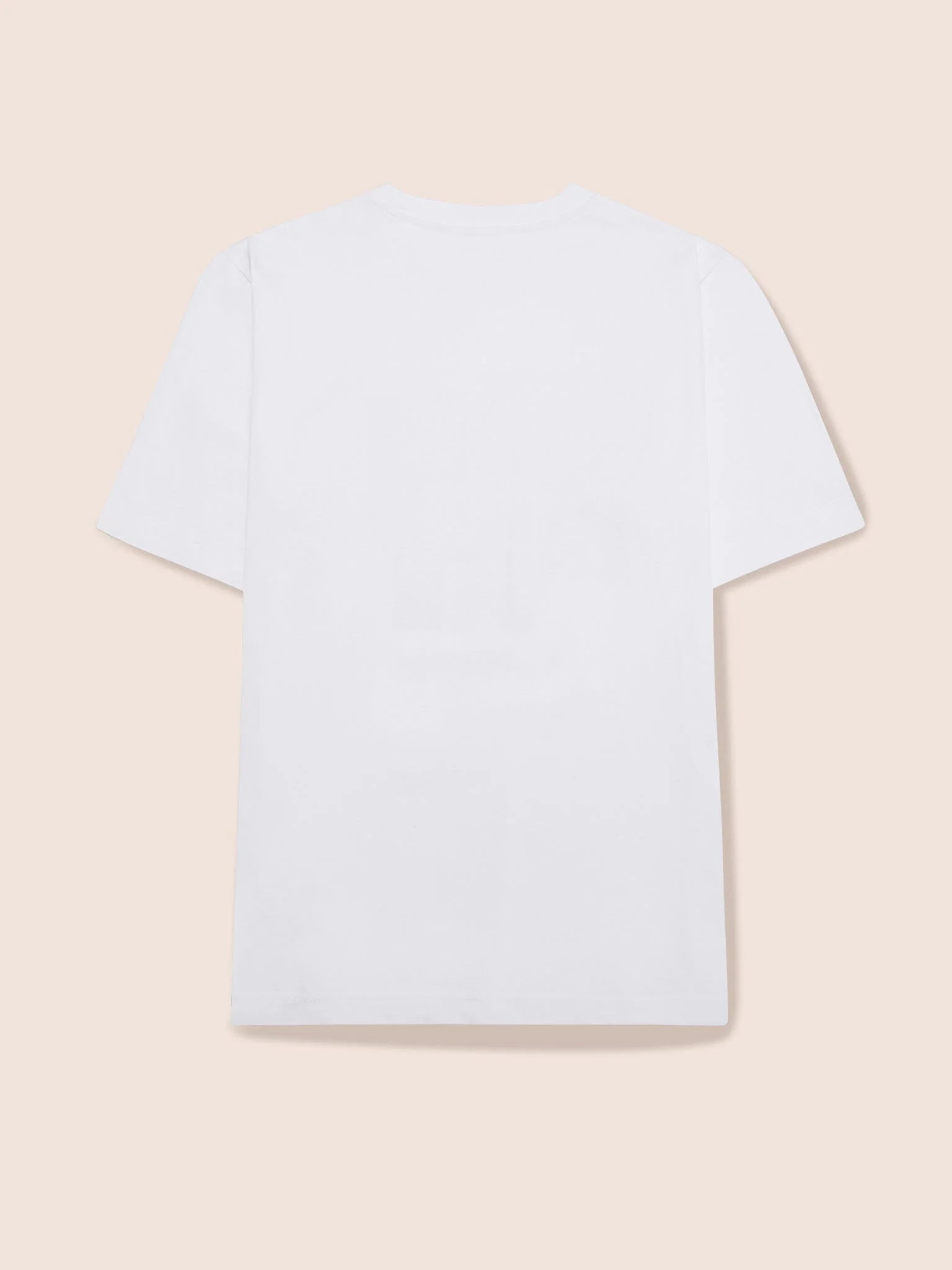 Keilder Organic Cotton Camping T-Shirt in White - Image 3