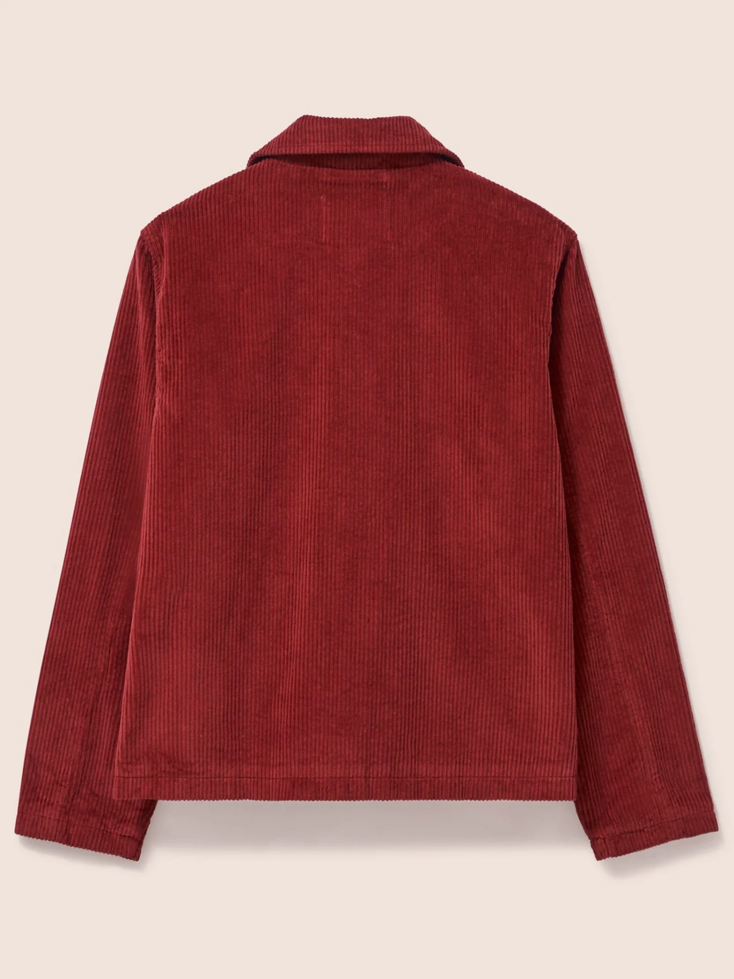 Nyhavn Cotton Corduroy Jacket in Red - Image 4