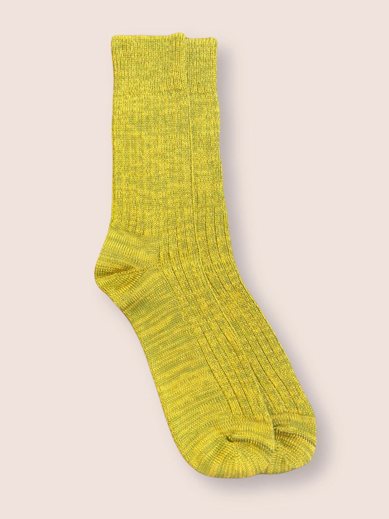 Haworth Made in England Socks in Green and Yellow - Image 3
