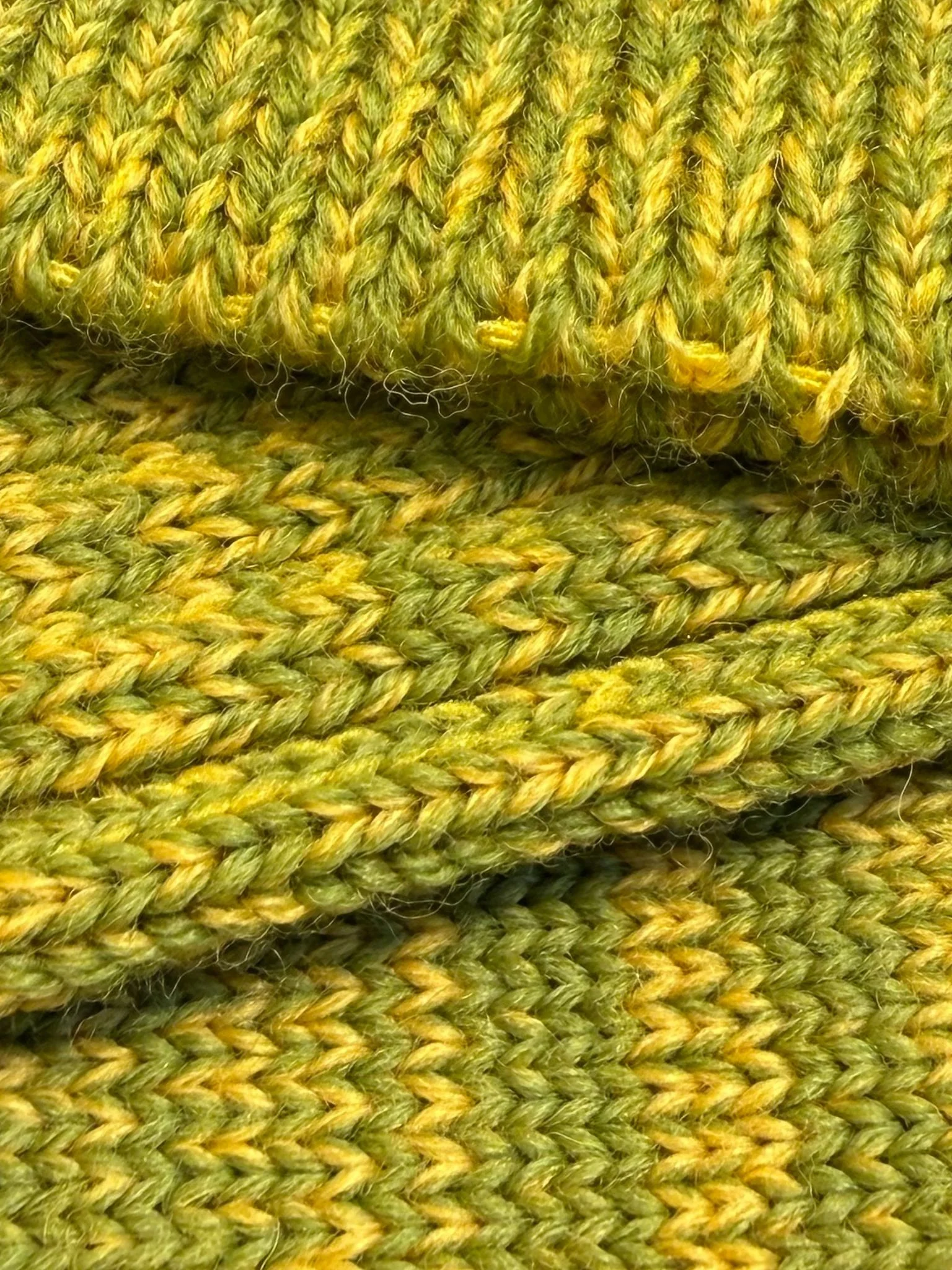 Haworth Made in England Socks in Green and Yellow - Image 4