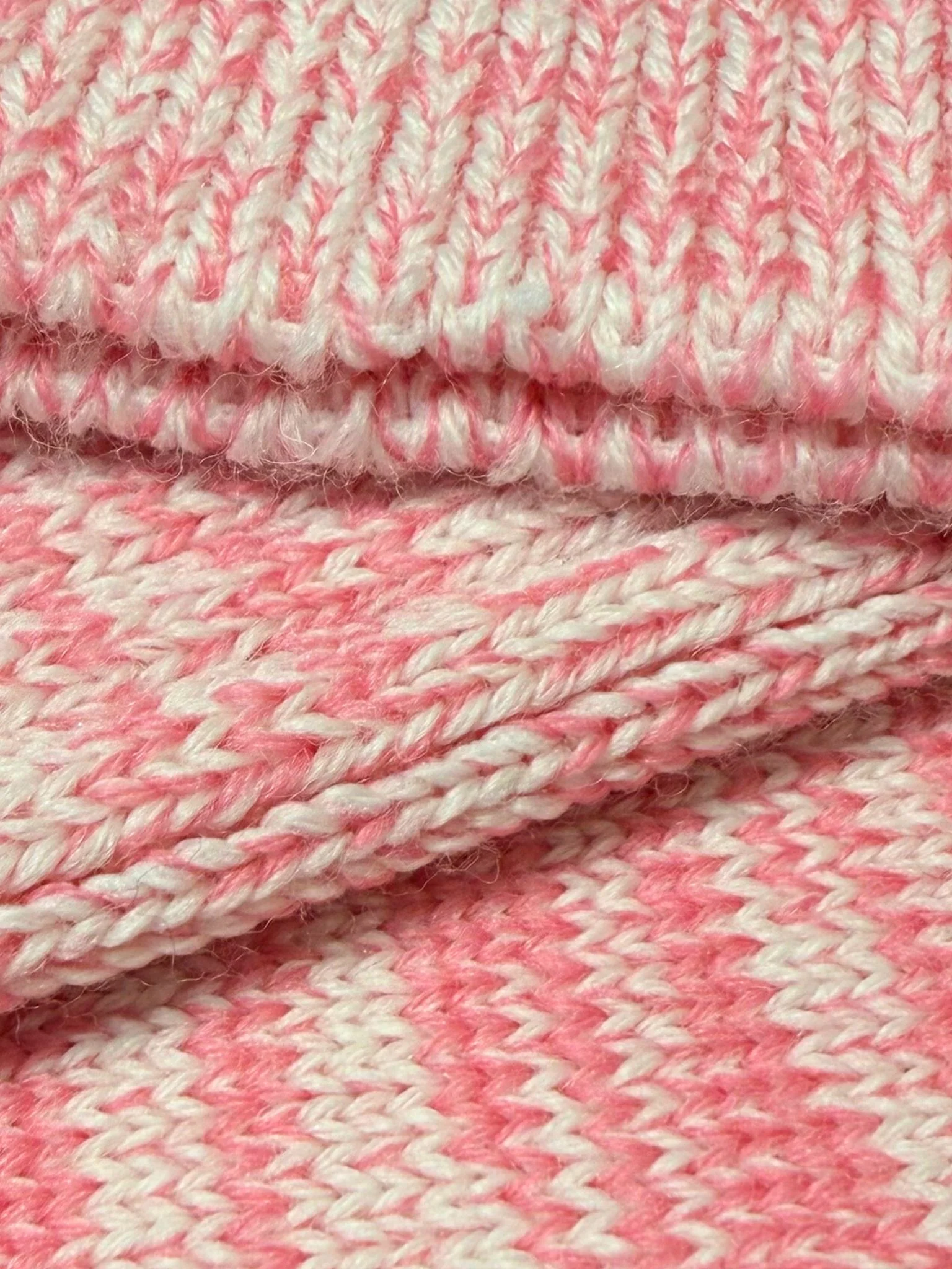 Haworth Made in England Socks in White and Pink - Image 4