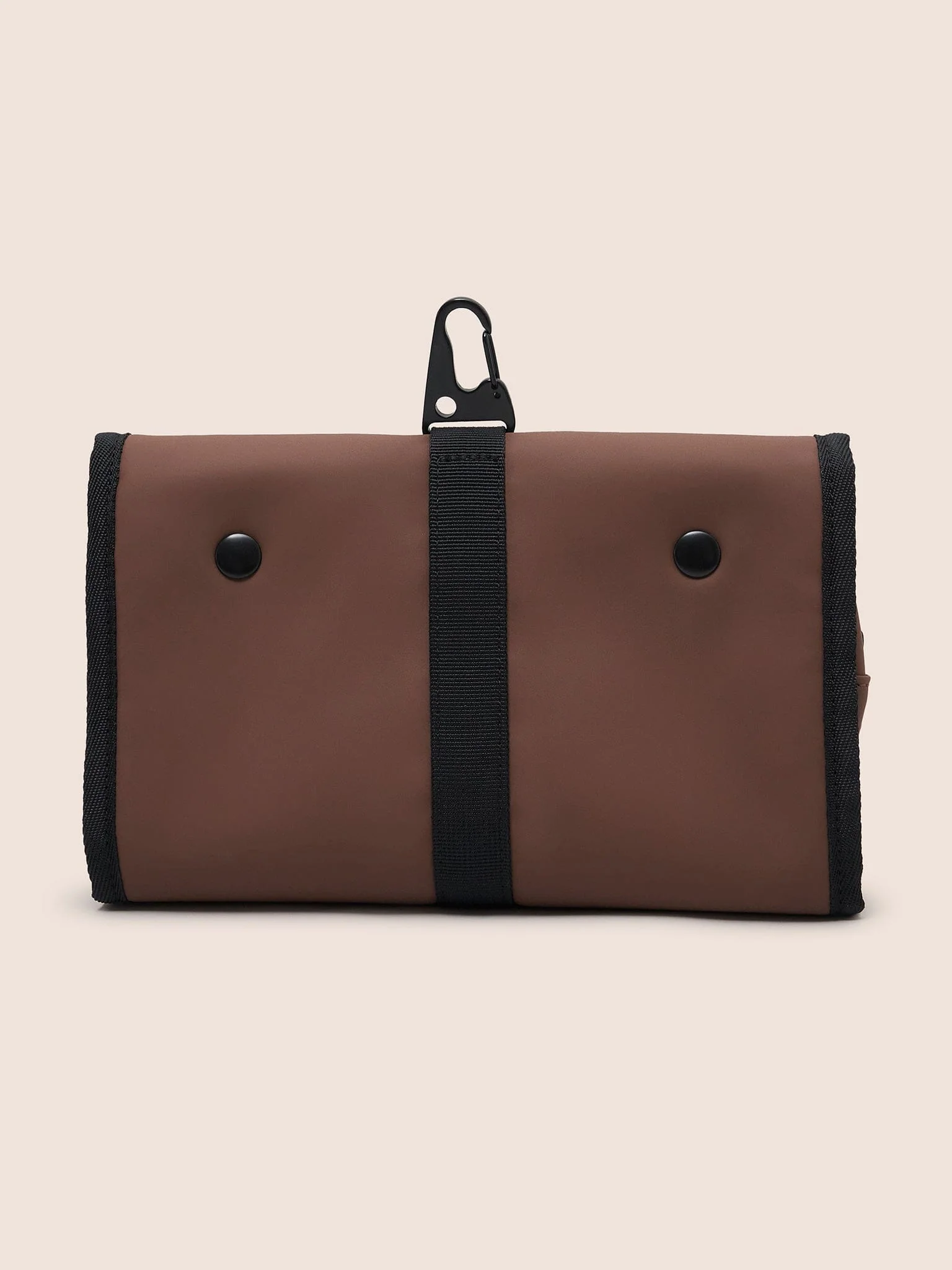 Helsinki Waterproof Roll Up Washbag in Brown - Image 4