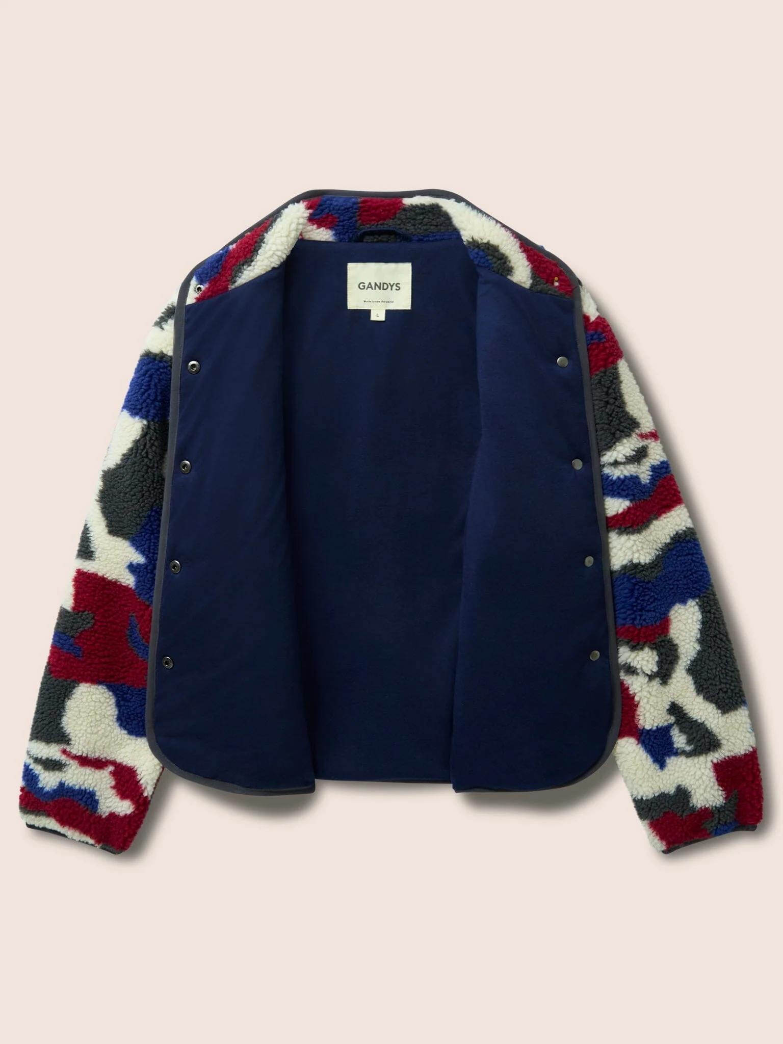 Hudson Recycled Fleece Cord Printed Jacket - Image 5