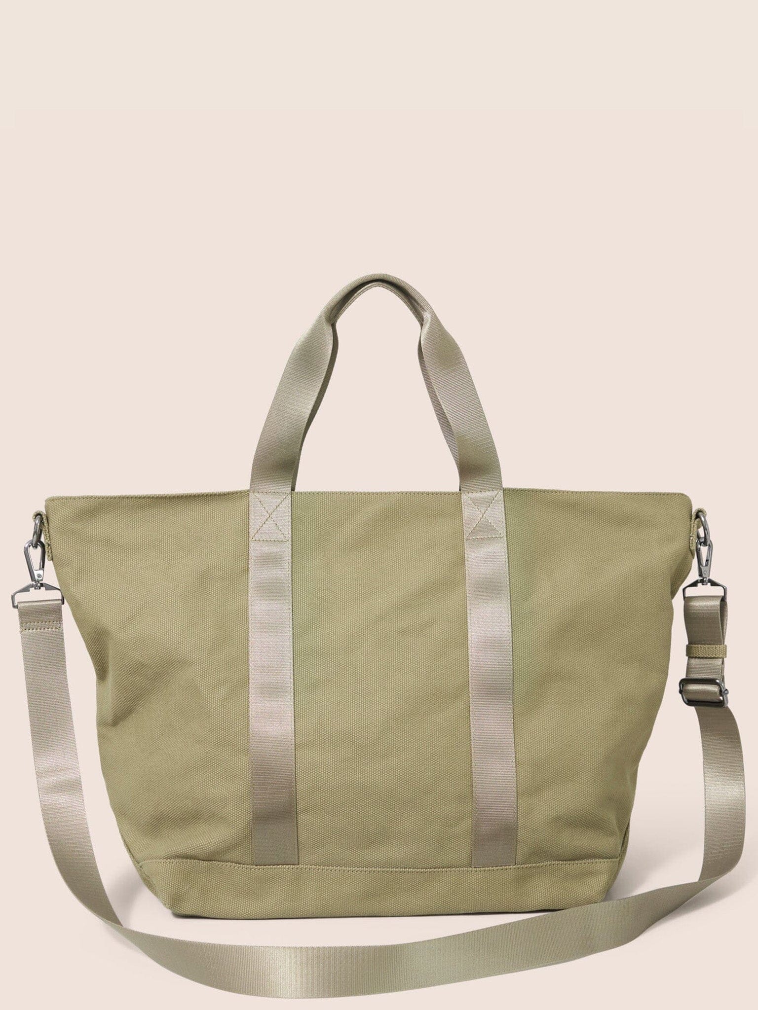 Havana Cotton Canvas Weekend Bag in Khaki - Image 3