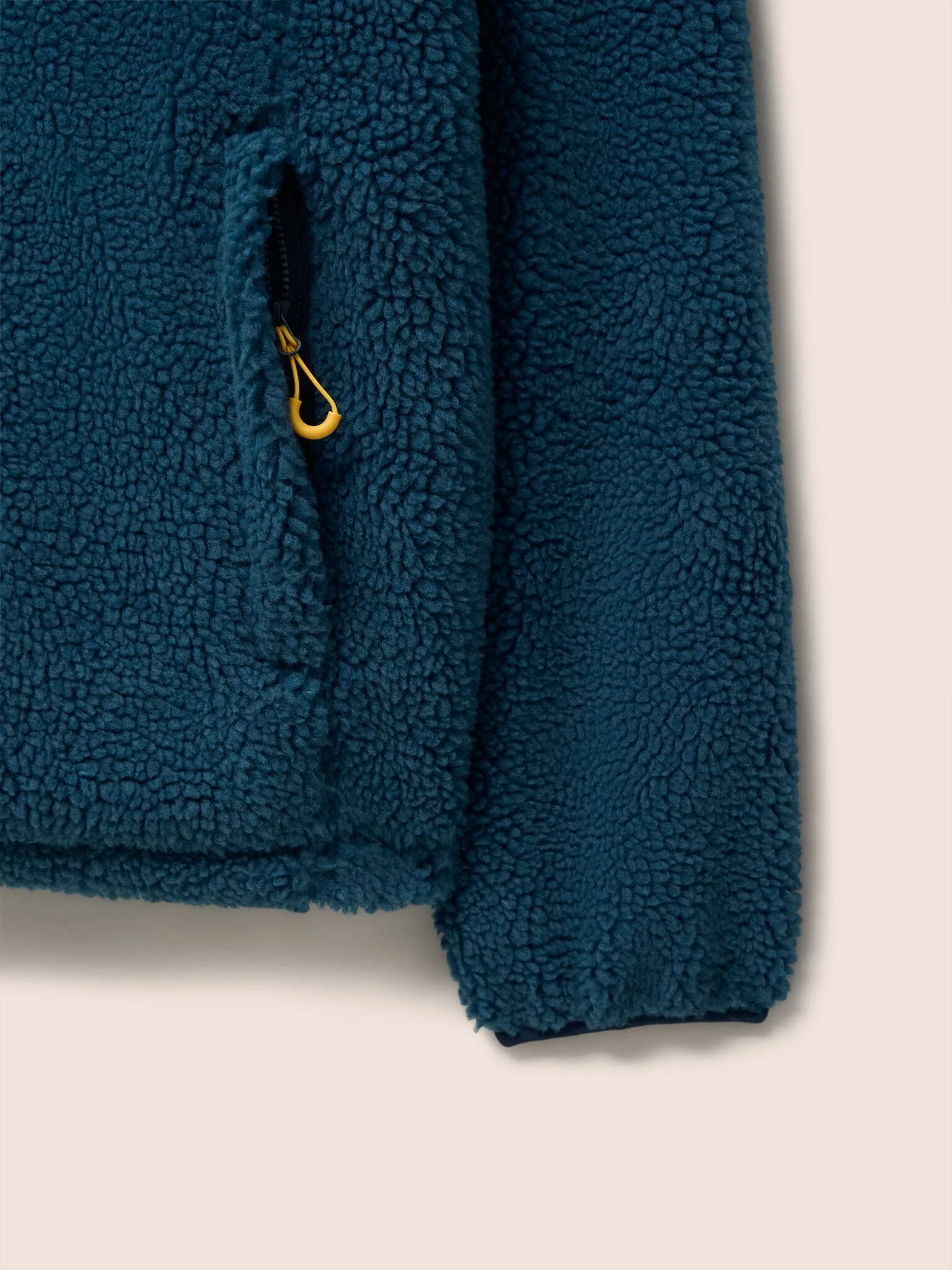 Kodiak Recycled Fleece Overhead Funnel Neck in Teal - Image 6