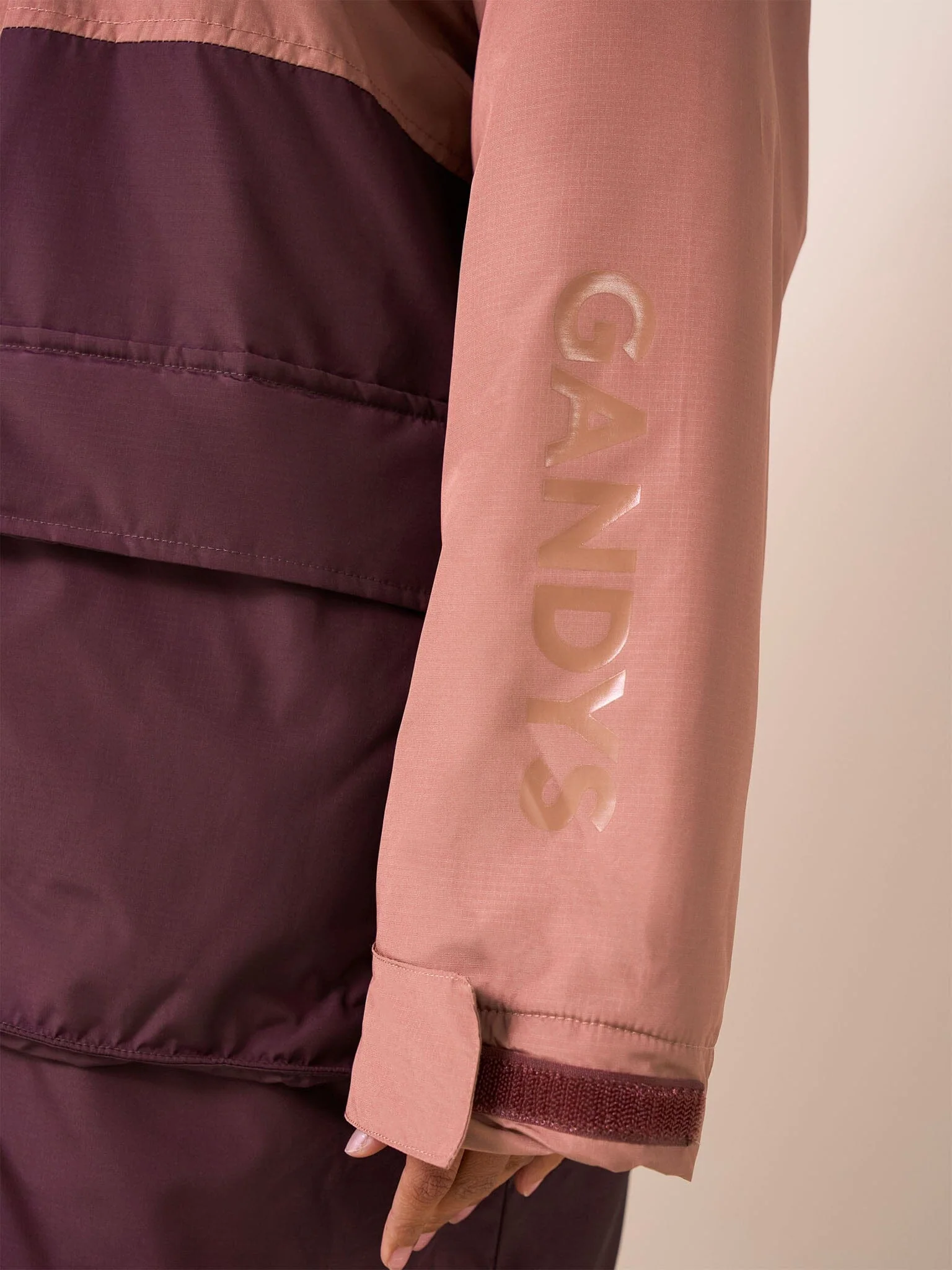 Mara Fleece Lined Robe Coat in Pink - Image 4