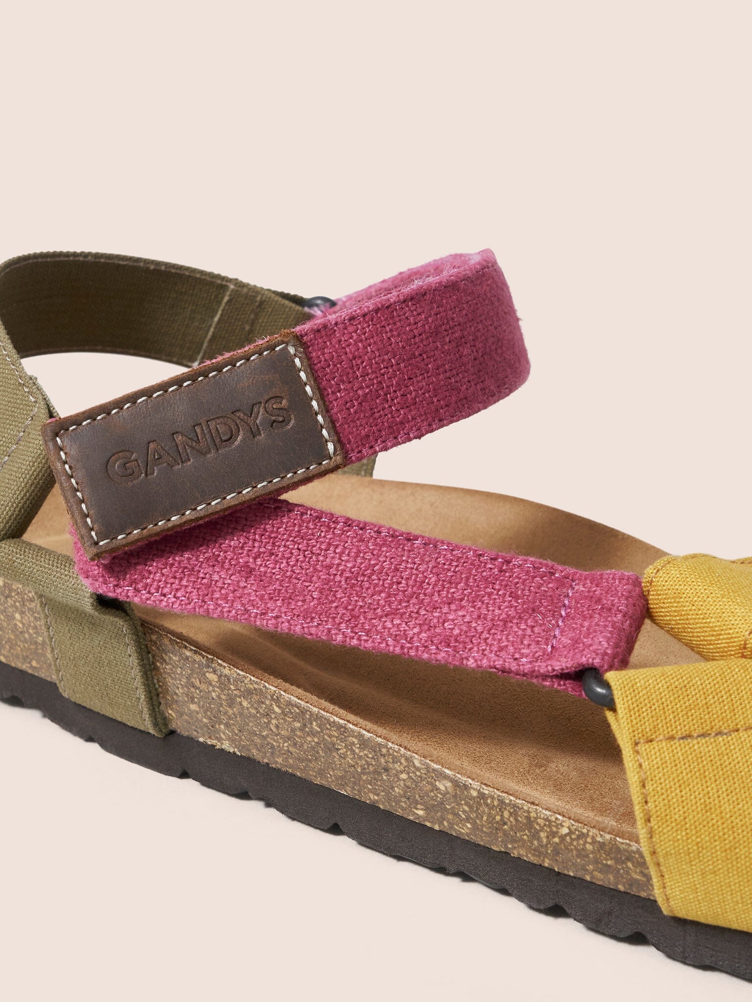 Pink Multi Palma Recycled Canvas Trekking Sandal - Image 5