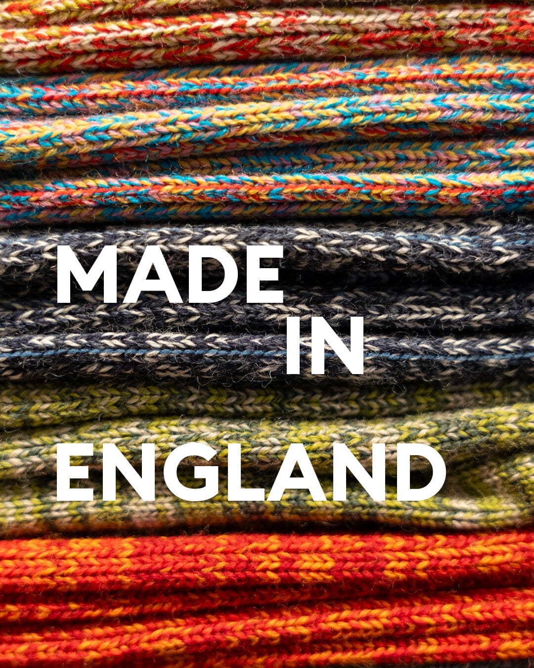 Tay Made in England Wool Scarf in Natural Slub - Image 5