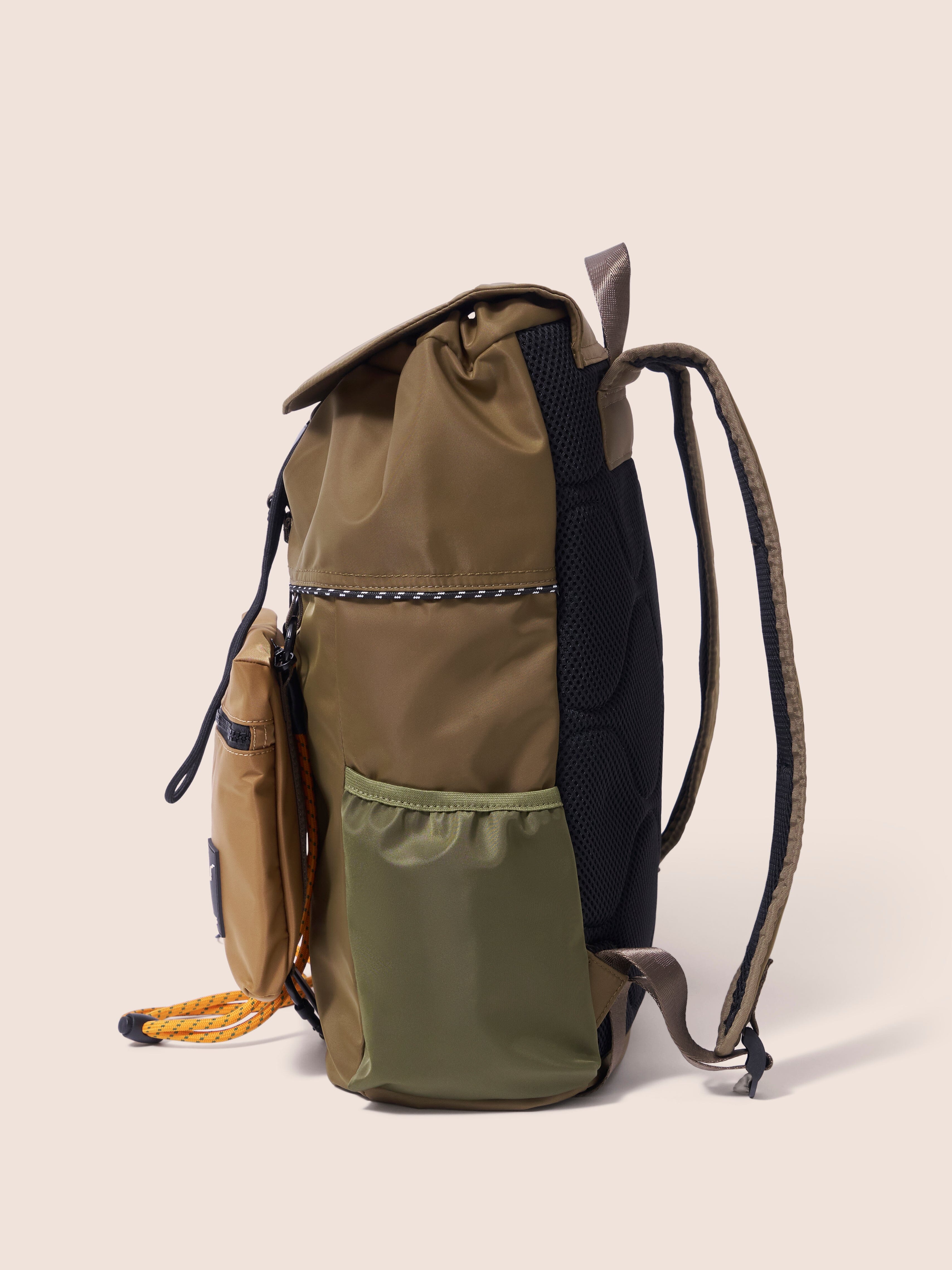 Urban Trek Recycled Modular 3 in 1 Backpack in Khaki - Image 7