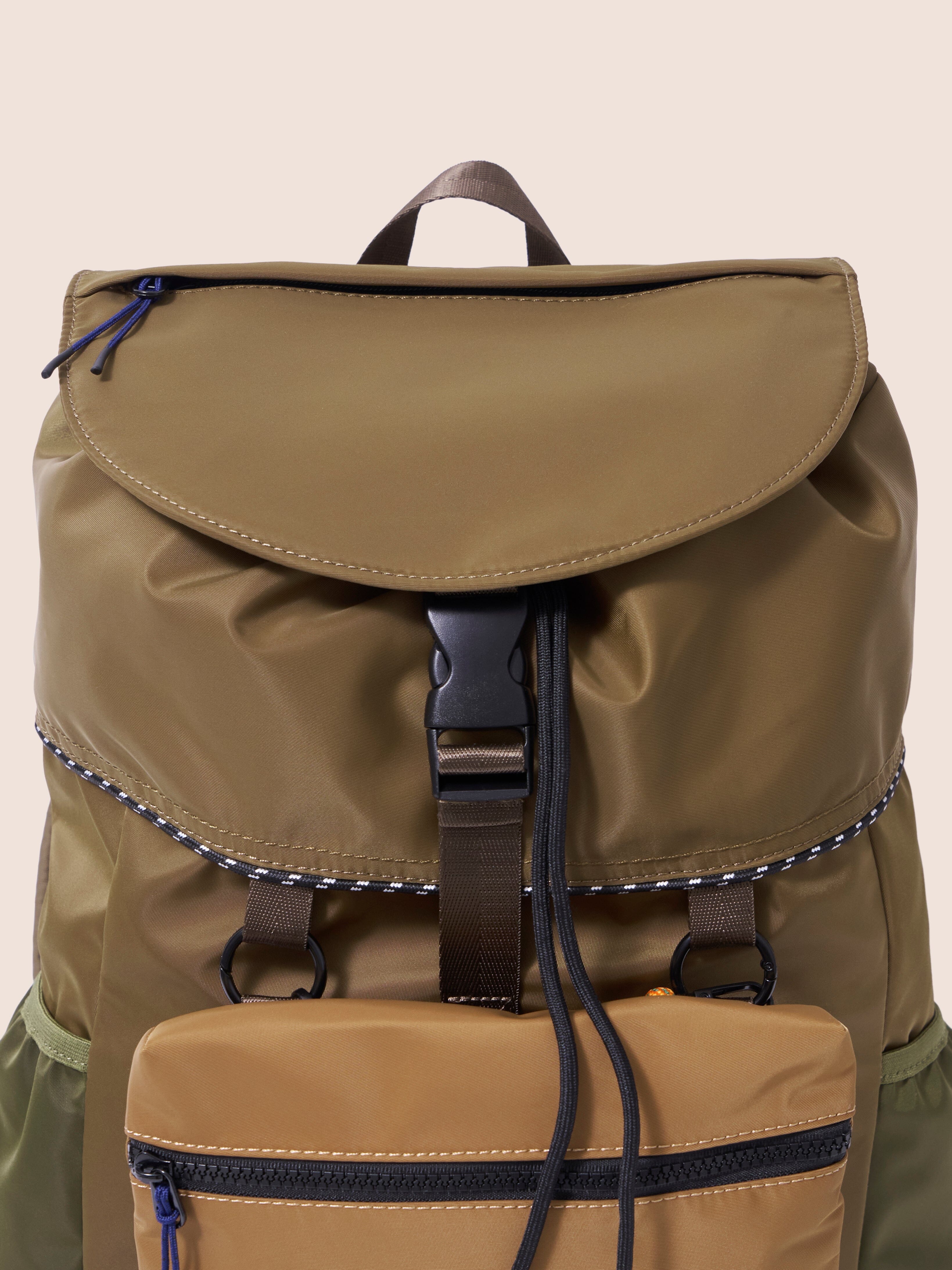 Urban Trek Recycled Modular 3 in 1 Backpack in Khaki - Image 8