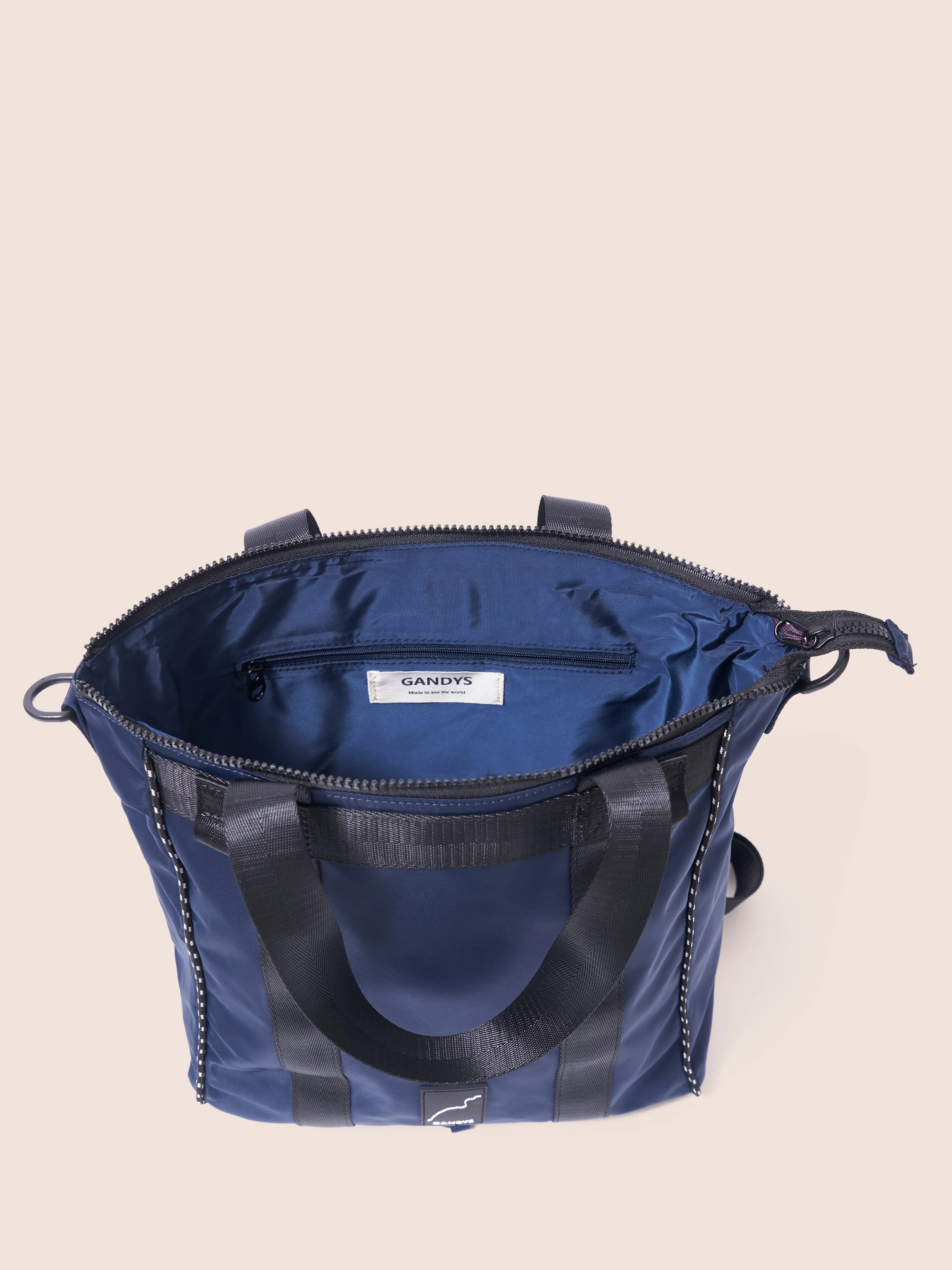 Urban Trek Recycled Modular Multiway Tote Bag in Navy - Image 6