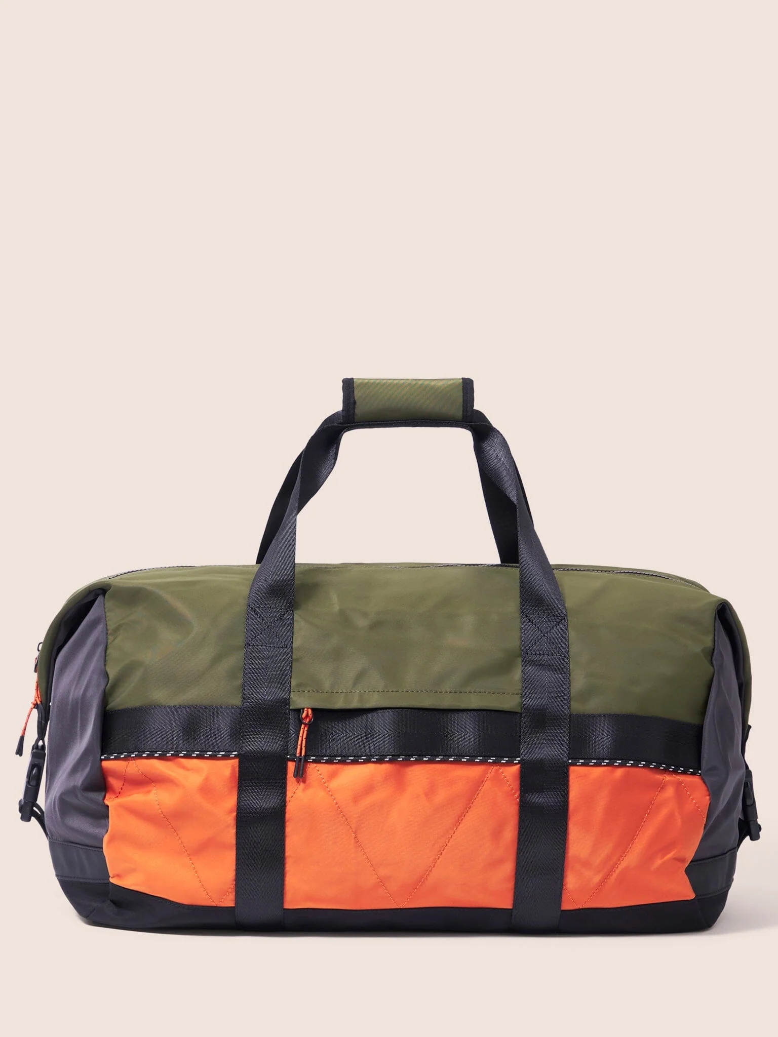 Urban Trek Recycled Modular Weekend Duffle Bag in Khaki - Image 3